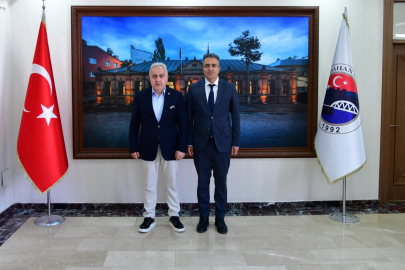 ŞİMŞEK VALİ ÇİÇEK 'i ZİYARET ETTİ