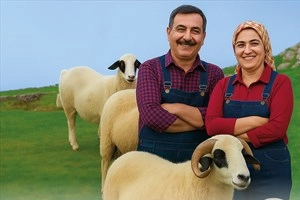 Denizli Büyükşehir’den üreticiye koyun ve koç desteği