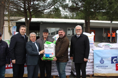 İstanbul Büyükşehir'den çiftçilere girdi ve araç desteği