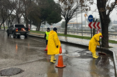 Gaziantep Büyükşehir yağışlara karşı sahada